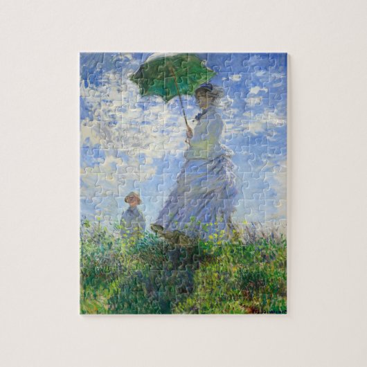Puzzle Femme avec Parasol, Madame Monet et Son Fils (Vertical)
