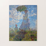 Puzzle Femme avec Parasol, Monet<br><div class="desc">Oscar-Claude Monet (14 novembre 1840 - 5 décembre 1926) était un peintre français, un fondateur de la peinture impressionniste française et le praticien le plus constant et le plus prolifique de la philosophie du mouvement d'exprimer ses perceptions avant la nature, surtout en ce qui concerne la peinture en plein air...</div>