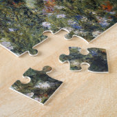 Puzzle Femme avec un parasol dans un jardin par Auguste R (Côté)
