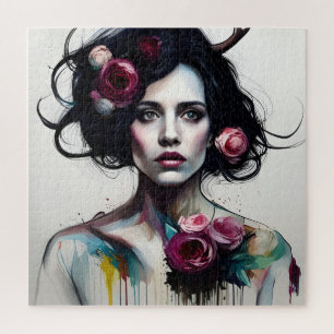 Puzzle Femme belle et désordonnée 