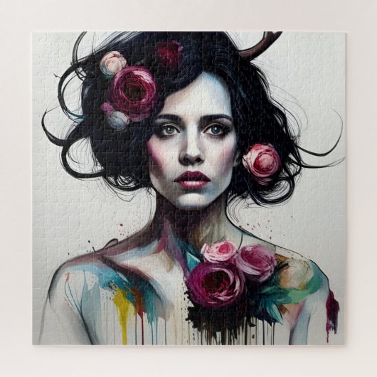 Puzzle Femme belle et désordonnée  (Vertical)