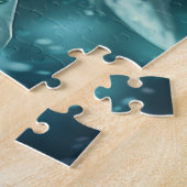 Puzzle Femme blonde avec attrapeuse de rêve (Côté)