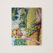 Puzzle Femme blonde dans une Orange Grove (Vertical)