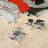 Puzzle Femme chaude rouge (Côté)