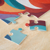 Puzzle Femme colorée Vibrant tourbillon d'émotions (Côté)