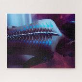 Puzzle Femme cybernétique de Cyberpunk d'épine (Horizontal)