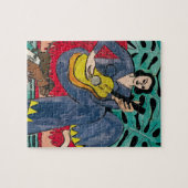 Puzzle Femme, Dachshunds, guitare Matisse (Horizontal)