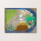Puzzle Femme dans la fenêtre, Redon (Horizontal)