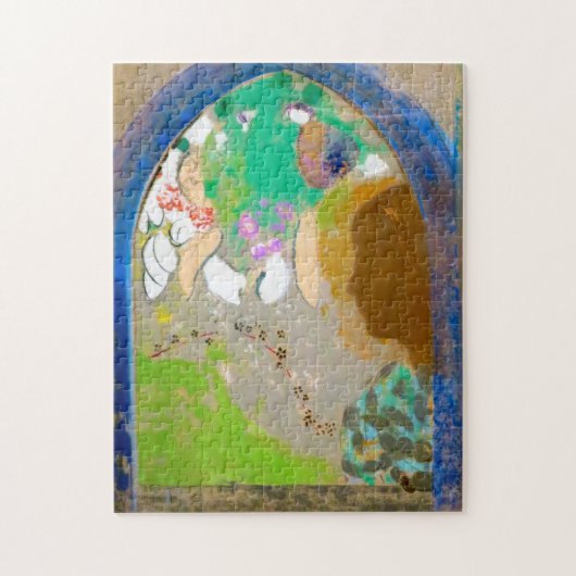 Puzzle Femme dans la fenêtre, Redon (Vertical)