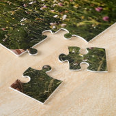 Puzzle Femme dans un champ de blé (Côté)
