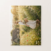 Puzzle Femme dans un champ de blé (Vertical)