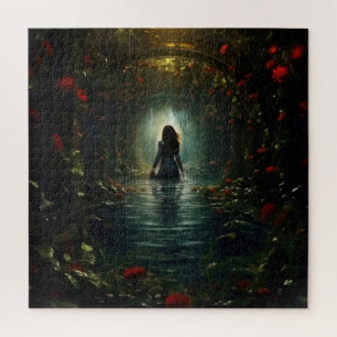 Puzzle Femme dans un tunnel mystérieux