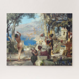 Puzzle Femme dansant avec des épées