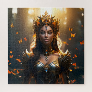 Puzzle Femme d'art magique Imaginaire
