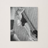 Puzzle Femme de bronzage de Sun (Vertical)