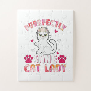 Puzzle Femme De Chat De Voie Parfaitement Sane