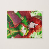 Puzzle Femme de l'Anime de la Saint-Patricks Day (Horizontal)