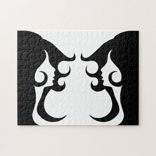 Puzzle Femme déco réfléchie (Horizontal)