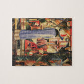 Puzzle Femme devant une vitrine de magasin par August Mac (Horizontal)