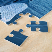 Puzzle Femme en bleu (Côté)