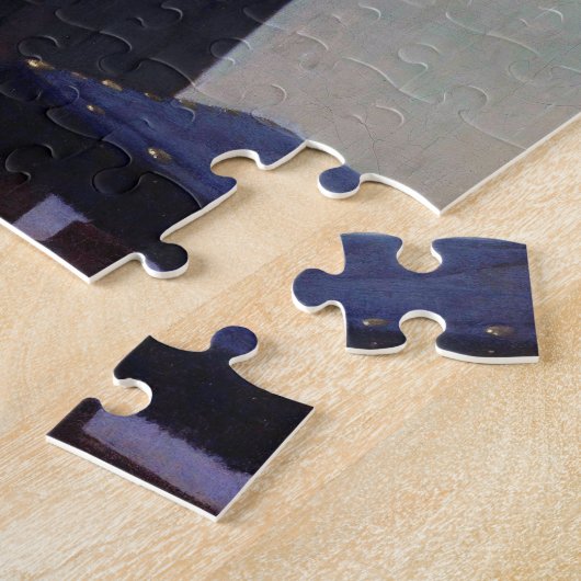 Puzzle Femme en bleu, Johannes Vermeer (Côté)