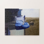 Puzzle Femme en bleu, Johannes Vermeer (Horizontal)