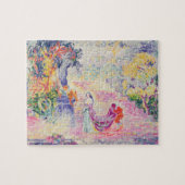 Puzzle Femme en parc, 1909 (huile sur la toile) (Horizontal)