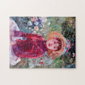 Puzzle Femme en rouge, Berthe Morisot (Horizontal)