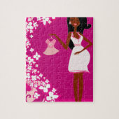 Puzzle femme enceinte noire (Vertical)
