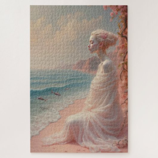 Puzzle Femme éthérée sur Dreamy Beach (Vertical)