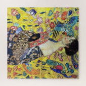 Puzzle Femme fan de Gustav Klimt (Horizontal)