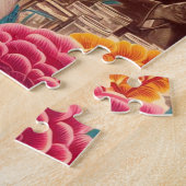 Puzzle Femme japonaise vintage (Côté)