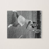 Puzzle Femme jouant au tennis (Horizontal)