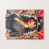 Puzzle Femme militaire rétro (Horizontal)