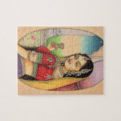 Puzzle Femme moghole indienne, style Vintage (Horizontal)