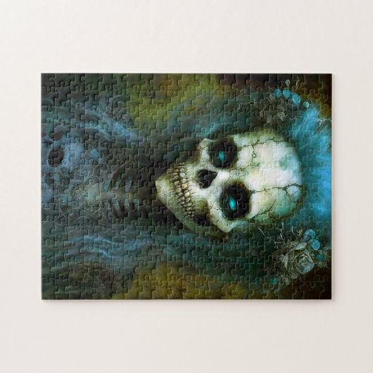 Puzzle Femme morte Squelette Horreur (Horizontal)