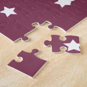 Puzzle Femme noire avec Afro blanc, Bubblegum, Étoiles vi (Côté)