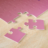 Puzzle Femme noire, Rose coloré & Violet Afro, Fleur (Côté)