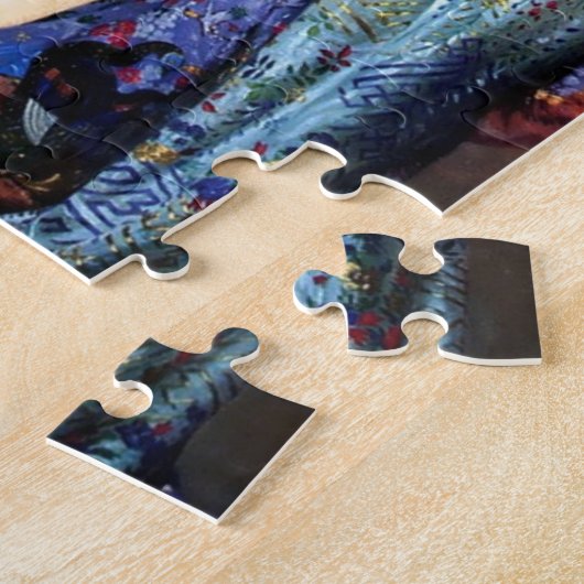 Puzzle Femme orientale Paintng d'art (Côté)