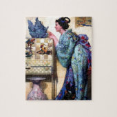 Puzzle Femme orientale Paintng d'art (Vertical)