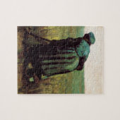 Puzzle Femme paysanne creuser par Vincent van Gogh (Horizontal)