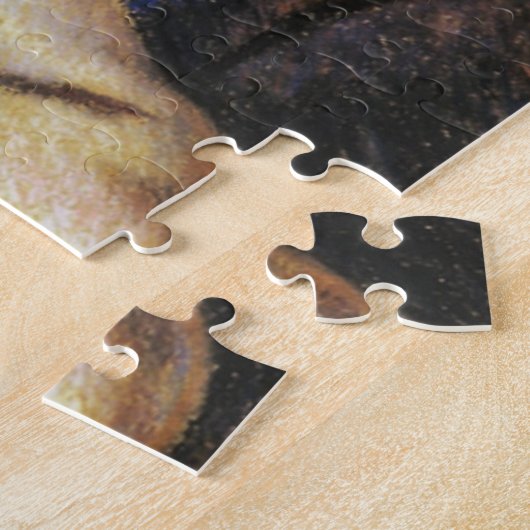 Puzzle Femme penchée sur une chaise (Côté)