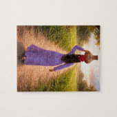 Puzzle Femme portant un pot à eau en argile (Horizontal)
