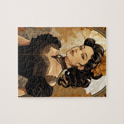 Puzzle Femme romantique victorienne (Horizontal)