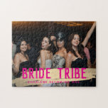 Puzzle Femme Tribe Keepsaké Photo Bridesmaid Cadeau<br><div class="desc">Bride Tribe Keepsaké photo Bridesmaid cadeau puzzle</div>