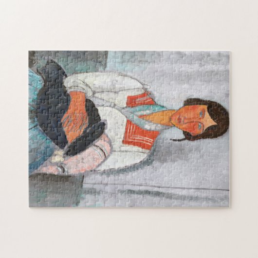 Puzzle Femme tzigane avec bébé, Modigliani (Horizontal)