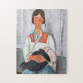 Puzzle Femme tzigane avec bébé, Modigliani (Vertical)