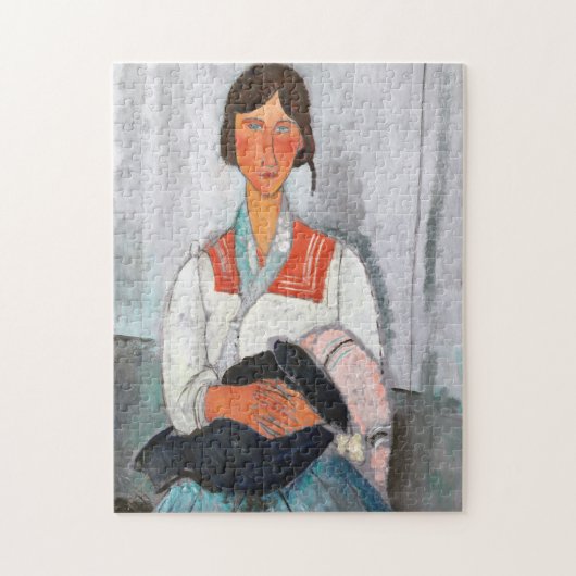 Puzzle Femme tzigane avec bébé, Modigliani (Vertical)
