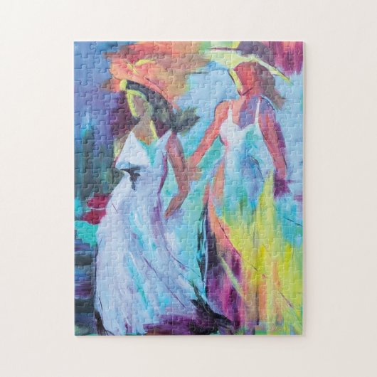 Puzzle Femmes abstraites colorées (Vertical)