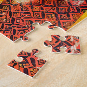 Puzzle Femmes africaines aux fleurs (Côté)